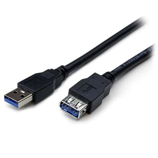 Cable De 1.8m De Extension Alargador Pasivo Usb 3.0 Superspeed - Macho A Hembra Usb A - Extensor - Negro - Startech.com Mod. Usb3sext6bk