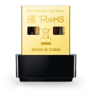 Adaptador Usb Dual Band Tp-link Archer T2u Nano Inalámbrico Ac600 Con Doble Banda De Alta Velocidad